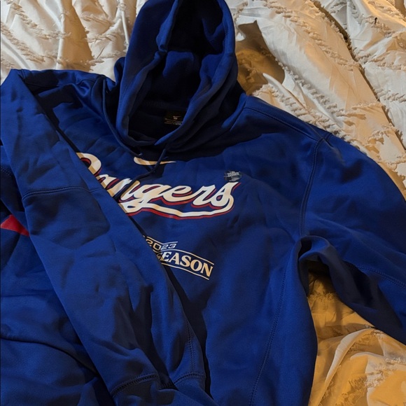 Nike Blue Rangers Postseason Hoodie - Picture 3 of 3